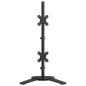 vidaXL Soporte para monitor doble acero negro VESA 75/100 mm vidaXL Soporte para monitor doble acero negro VESA 75/100 mm