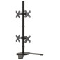 vidaXL Soporte para monitor doble acero negro VESA 75/100 mm vidaXL Soporte para monitor doble acero negro VESA 75/100 mm