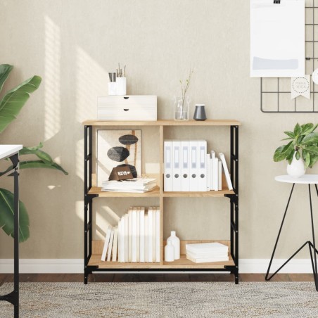 vidaXL Estantería de madera de ingeniería roble Sonoma 78,5x33x82 cm