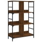 vidaXL Estantería de madera ingeniería marrón roble 78,5x33x117,5 cm vidaXL Estantería de madera ingeniería marrón roble 78,5x33x117,5 cm