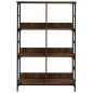 vidaXL Estantería de madera ingeniería marrón roble 78,5x33x117,5 cm vidaXL Estantería de madera ingeniería marrón roble 78,5x33x117,5 cm