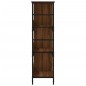 vidaXL Estantería de madera ingeniería marrón roble 78,5x33x117,5 cm vidaXL Estantería de madera ingeniería marrón roble 78,5x33x117,5 cm