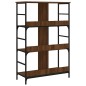 vidaXL Estantería de madera ingeniería marrón roble 78,5x33x117,5 cm vidaXL Estantería de madera ingeniería marrón roble 78,5x33x117,5 cm