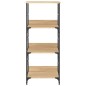 vidaXL Estantería de madera ingeniería roble Sonoma 50x33x117,5 cm vidaXL Estantería de madera ingeniería roble Sonoma 50x33x117,5 cm