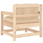 vidaXL Sillones de jardín con cojines 2 uds madera maciza de pino vidaXL Sillones de jardín con cojines 2 uds madera maciza de pino