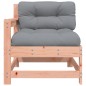 vidaXL Sillones de jardín y cojines 2 uds madera maciza abeto Douglas vidaXL Sillones de jardín y cojines 2 uds madera maciza abeto Douglas