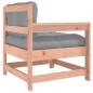 vidaXL Sillones de jardín y cojines 2 uds madera maciza abeto Douglas vidaXL Sillones de jardín y cojines 2 uds madera maciza abeto Douglas