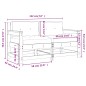 vidaXL Sillones de jardín y cojines 2 uds madera maciza abeto Douglas vidaXL Sillones de jardín y cojines 2 uds madera maciza abeto Douglas