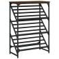 vidaXL Mueble zapatero madera de ingeniería marrón roble 60x30x85 cm