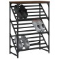 vidaXL Mueble zapatero madera de ingeniería marrón roble 60x30x85 cm