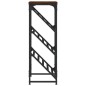 vidaXL Mueble zapatero madera de ingeniería marrón roble 60x30x85 cm