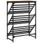 vidaXL Mueble zapatero madera de ingeniería marrón roble 60x30x85 cm