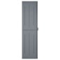 vidaXL Armario de almacenaje para jardín PP ratán gris 65x45x172 cm vidaXL Armario de almacenaje para jardín PP ratán gris 65x45x172 cm