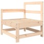 vidaXL Sillón de jardín con cojines madera maciza de pino vidaXL Sillón de jardín con cojines madera maciza de pino