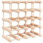 vidaXL Botellero para 20 botellas madera maciza pino 46,5x23x46,5 cm vidaXL Botellero para 20 botellas madera maciza pino 46,5x23x46,5 cm
