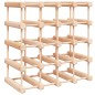 vidaXL Botellero para 20 botellas madera maciza pino 46,5x23x46,5 cm vidaXL Botellero para 20 botellas madera maciza pino 46,5x23x46,5 cm