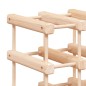 vidaXL Botellero para 20 botellas madera maciza pino 46,5x23x46,5 cm vidaXL Botellero para 20 botellas madera maciza pino 46,5x23x46,5 cm