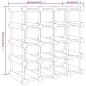 vidaXL Botellero para 20 botellas madera maciza pino 46,5x23x46,5 cm vidaXL Botellero para 20 botellas madera maciza pino 46,5x23x46,5 cm