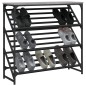 vidaXL Mueble zapatero madera de ingeniería gris Sonoma 90x30x85 cm vidaXL Mueble zapatero madera de ingeniería gris Sonoma 90x30x85 cm