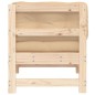 vidaXL Sofá esquinero con cojines madera maciza de pino vidaXL Sofá esquinero con cojines madera maciza de pino