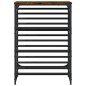 vidaXL Mueble zapatero madera de ingeniería roble ahumado 60x30x85 cm vidaXL Mueble zapatero madera de ingeniería roble ahumado 60x30x85 cm