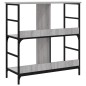 vidaXL Estantería de madera de ingeniería gris Sonoma 78,5x33x82 cm vidaXL Estantería de madera de ingeniería gris Sonoma 78,5x33x82 cm
