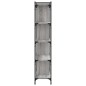 vidaXL Librería 5 estantes madera ingeniería gris Sonoma 76x32x158 cm vidaXL Librería 5 estantes madera ingeniería gris Sonoma 76x32x158 cm