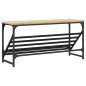vidaXL Mueble zapatero madera de ingeniería roble Sonoma 90x30x45 cm vidaXL Mueble zapatero madera de ingeniería roble Sonoma 90x30x45 cm