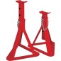 Carpoint Juego de soportes para ejes 2 piezas 2000 kg rojo