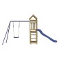 vidaXL Parque infantil de exterior madera de pino impregnada
