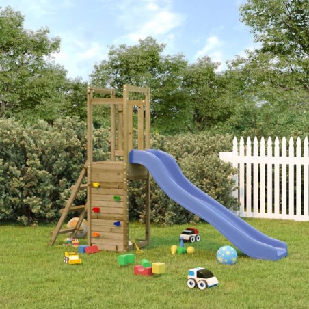 vidaXL Parque infantil de exterior madera de pino impregnada