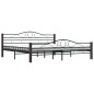 vidaXL Estructura de cama de metal negro 200x200 cm vidaXL Estructura de cama de metal negro 200x200 cm