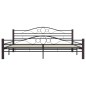 vidaXL Estructura de cama de metal negro 200x200 cm vidaXL Estructura de cama de metal negro 200x200 cm