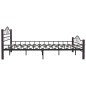 vidaXL Estructura de cama de metal negro 200x200 cm vidaXL Estructura de cama de metal negro 200x200 cm