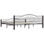 vidaXL Estructura de cama de metal negro 200x200 cm vidaXL Estructura de cama de metal negro 200x200 cm