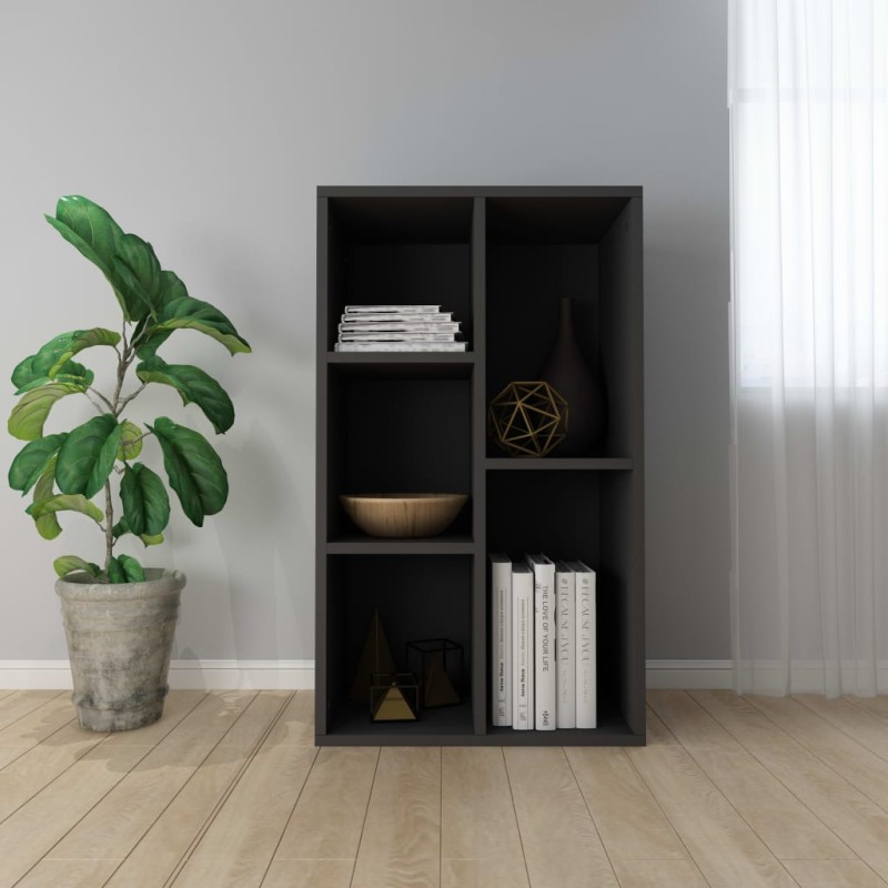 vidaXL Estantería/Aparador madera contrachapada negro 50x25x80 cm vidaXL Estantería/Aparador madera contrachapada negro 50x25x80 cm