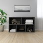 vidaXL Estantería/Aparador madera contrachapada negro 50x25x80 cm vidaXL Estantería/Aparador madera contrachapada negro 50x25x80 cm