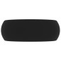 vidaXL Lavabo de lujo redondo cerámica negro mate 40x15 cm vidaXL Lavabo de lujo redondo cerámica negro mate 40x15 cm