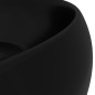 vidaXL Lavabo de lujo redondo cerámica negro mate 40x15 cm vidaXL Lavabo de lujo redondo cerámica negro mate 40x15 cm