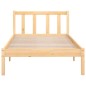 vidaXL Estructura de cama madera maciza de pino 90x190 cm vidaXL Estructura de cama madera maciza de pino 90x190 cm