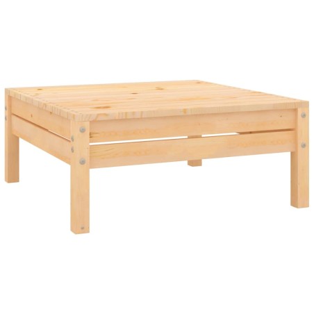 vidaXL Taburete de jardín madera maciza de pino