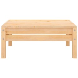 vidaXL Taburete de jardín madera maciza de pino