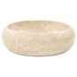 vidaXL Lavabo de mármol crema 40x12 cm vidaXL Lavabo de mármol crema 40x12 cm