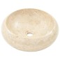 vidaXL Lavabo de mármol crema 40x12 cm vidaXL Lavabo de mármol crema 40x12 cm