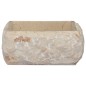 vidaXL Lavabo crema mármol 30x30x13 cm vidaXL Lavabo crema mármol 30x30x13 cm