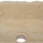 vidaXL Lavabo crema mármol 30x30x13 cm vidaXL Lavabo crema mármol 30x30x13 cm