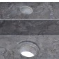 vidaXL Lavabo mármol negro 58x39x10 cm vidaXL Lavabo mármol negro 58x39x10 cm