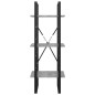 vidaXL Estantería de 3 niveles contrachapada gris hormigón 40x30x105cm vidaXL Estantería de 3 niveles contrachapada gris hormigón 40x30x105cm