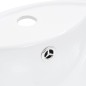 vidaXL Lavabo con rebosadero 46,5x18 cm cerámica blanco vidaXL Lavabo con rebosadero 46,5x18 cm cerámica blanco