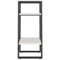 vidaXL Estantería 2 niveles madera maciza de pino blanco 40x30x70 cm vidaXL Estantería 2 niveles madera maciza de pino blanco 40x30x70 cm